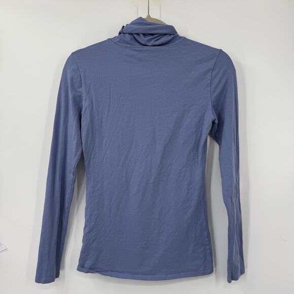 Peruvian Connection XS Extreme Turtleneck Long Sleeve Light Periwinkle Pullover - Picture 5 of 7